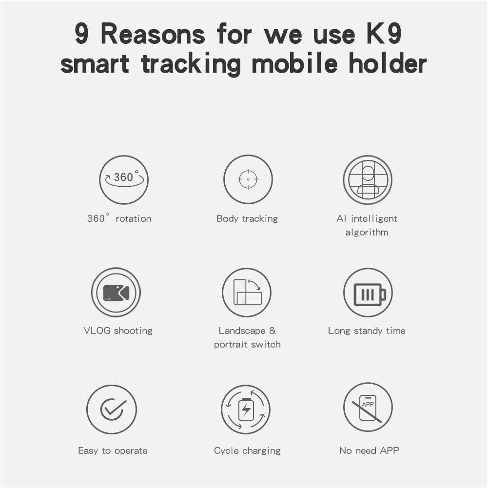 Eenvoudig te installeren live-uitzending kaptafel slimme tracking mobiele houder videochat desktop multifunctioneel 360 graden rotatie