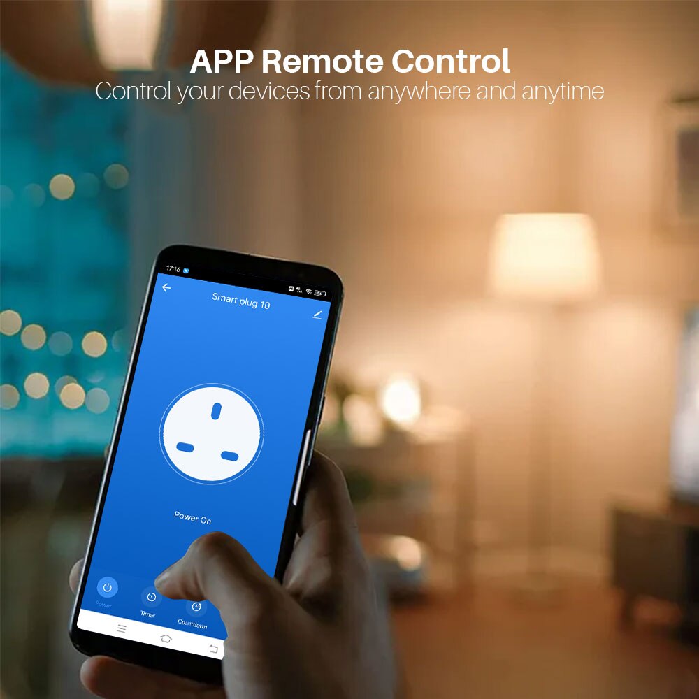 Tuya Wifi Smart Plug 20A Met Power Monitor Smart Leven App Afstandsbediening Intelligente Socket Compatibel Met Alexa Google Thuis
