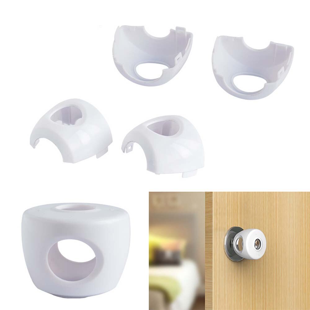 1PC Child Proof Safe Door Knob Cover Children Safety Lock Kids Toddler Plastic Door Knob Cover Handle Sleeve Safe Protective