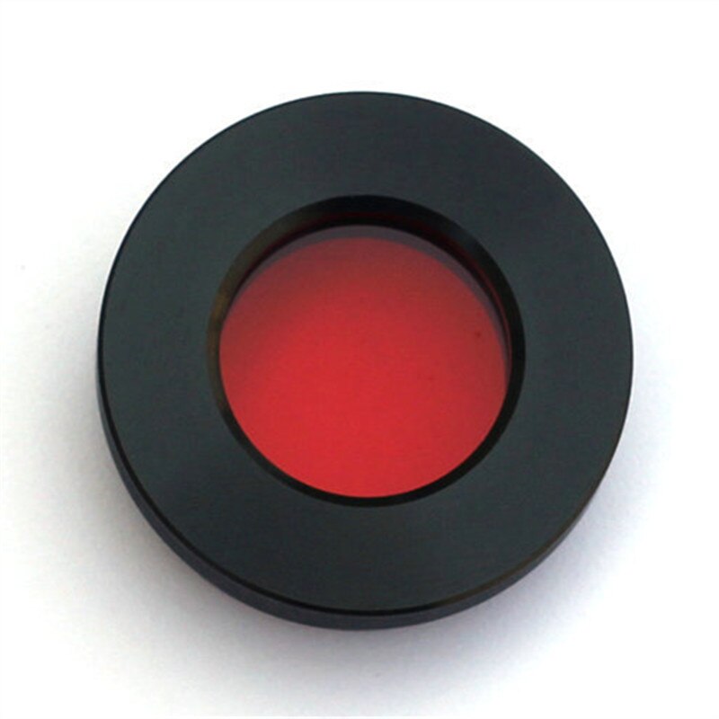 Datyson 0.965 pulgadas negro rojo amarillo verde azul astronómico telescopio accesorios SOL/luna/nebulosa filtro 5P0057 +: red