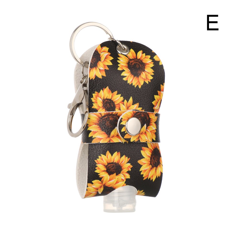 30Ml Kwasten Squeeze Flessen Lederen Hervulbare Hand Wassen Flessen Herbruikbare Douchegel Sleutelhanger Houder Reizen Accessoires: E