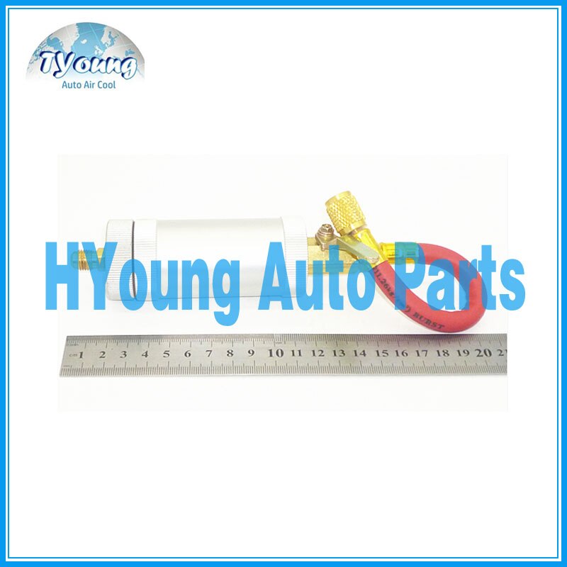 auto air system tool A/C Oil Injector & Dye Injector 1/4SAE 2 OZ Refrigerant Oil Injection Freon , R134A R12 R22