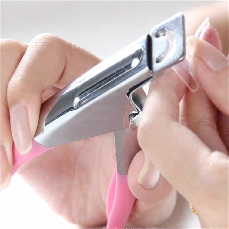 Cortaúñas postizas para uñas, cortaúñas de uñas postizas, cortador de bordes, pinzas de cutículas, Gel UV acrílico, herramientas de manicura