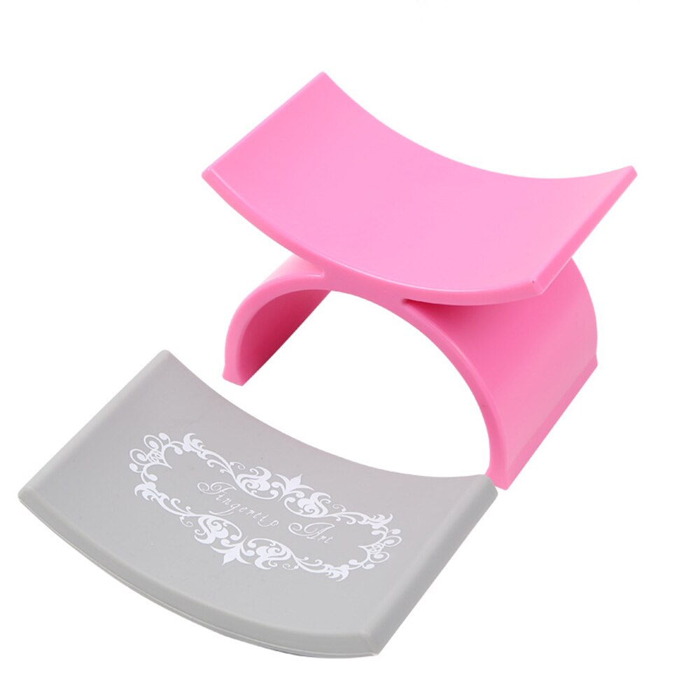 Repose-main en silicone pour poignet, avec coussin en forme de u pour espace de manucure en plein air,