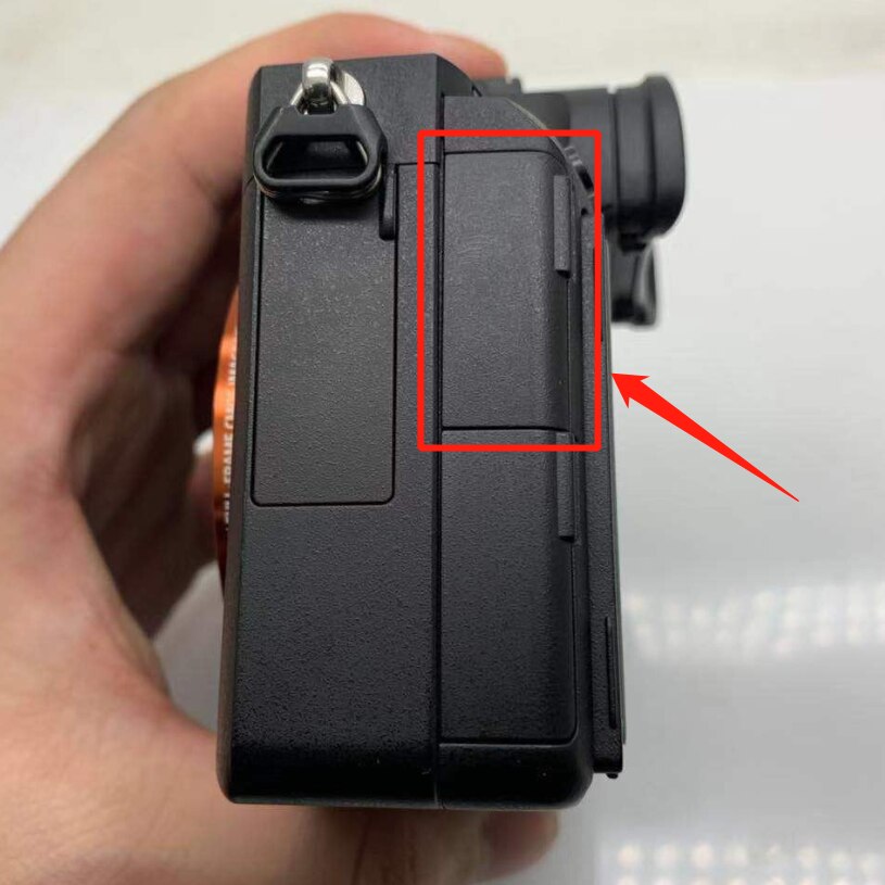 Nuovo A7 iii / M3 USB coperchio in gomma porta HDMI-compatibile MIC coperchio interfaccia per Sony ILCE-7M3 ILCE alfa 7M3 A7III A7M3 parte: nero