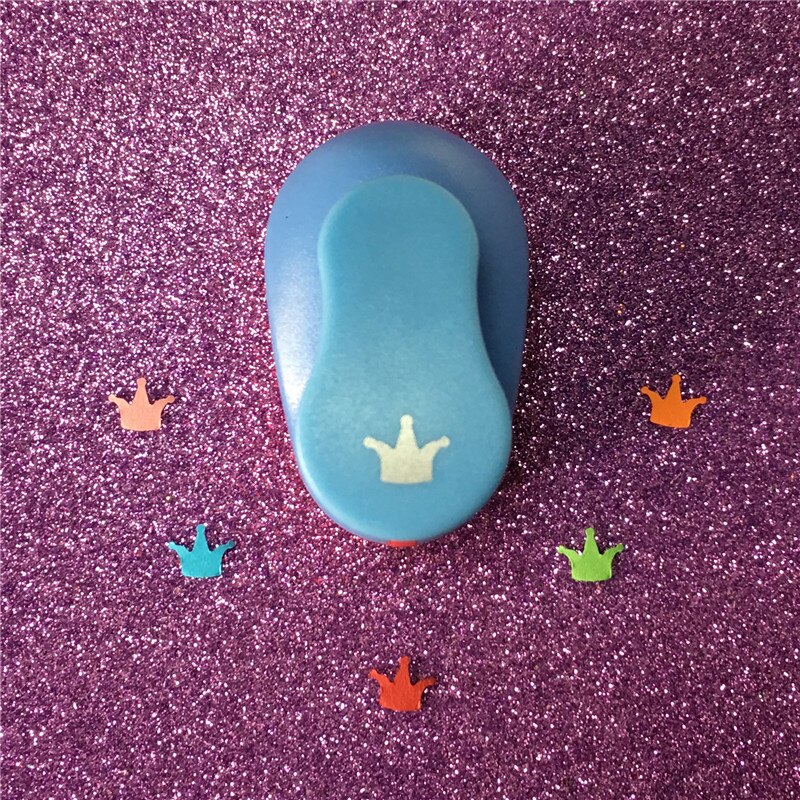 Free Ship 3/8" King Crown shaped paper cutter school craft punch perfurador scrapbooking hole punch for kids furador diy puncher