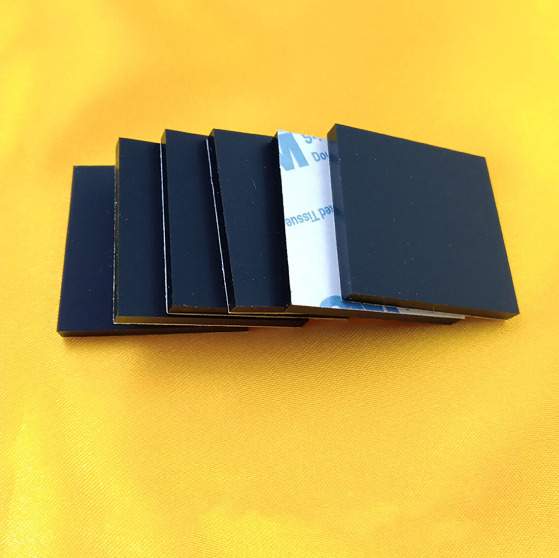 Schwarzes Quadrat Silikon Gummi Streifen Pad 6*6*1,5mm 60*15*3mm Selbst Klebe dichtung Dichtung Dicke 0,7mm 1mm 1,5 mm-4mm
