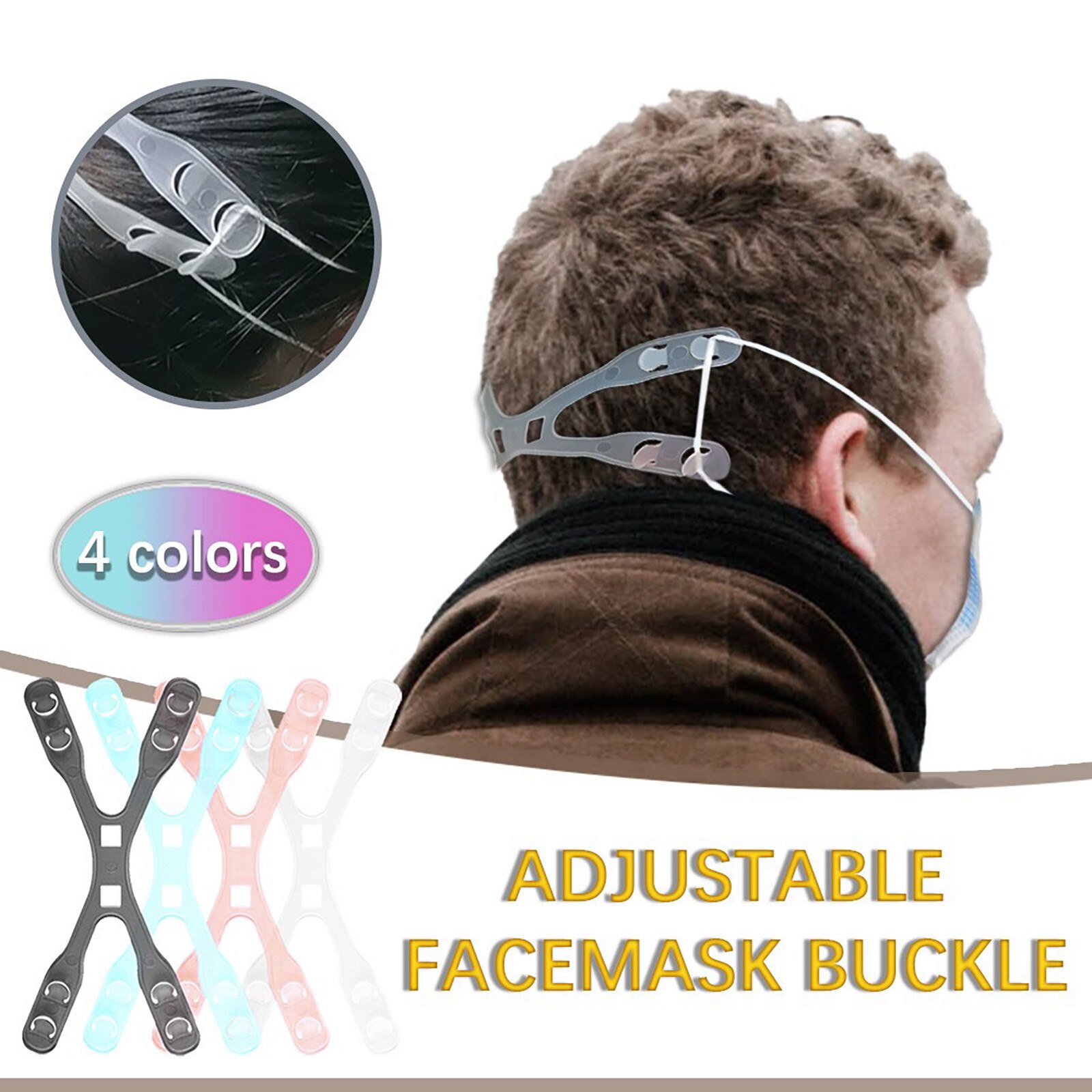 Verstelbare Masker Ear Strap Haak Oor Uitbreiding Gespen Antislip Masker Oor Protector Gezichtsmasker Extension Haak Gesp Mascarillas