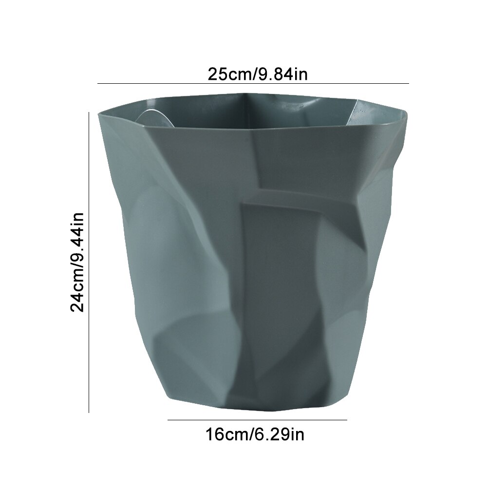Trash Can Paper Waste Rubbish Garbage Basket Trash Can Household Clean Trash Container Home Cleaning Supplies
