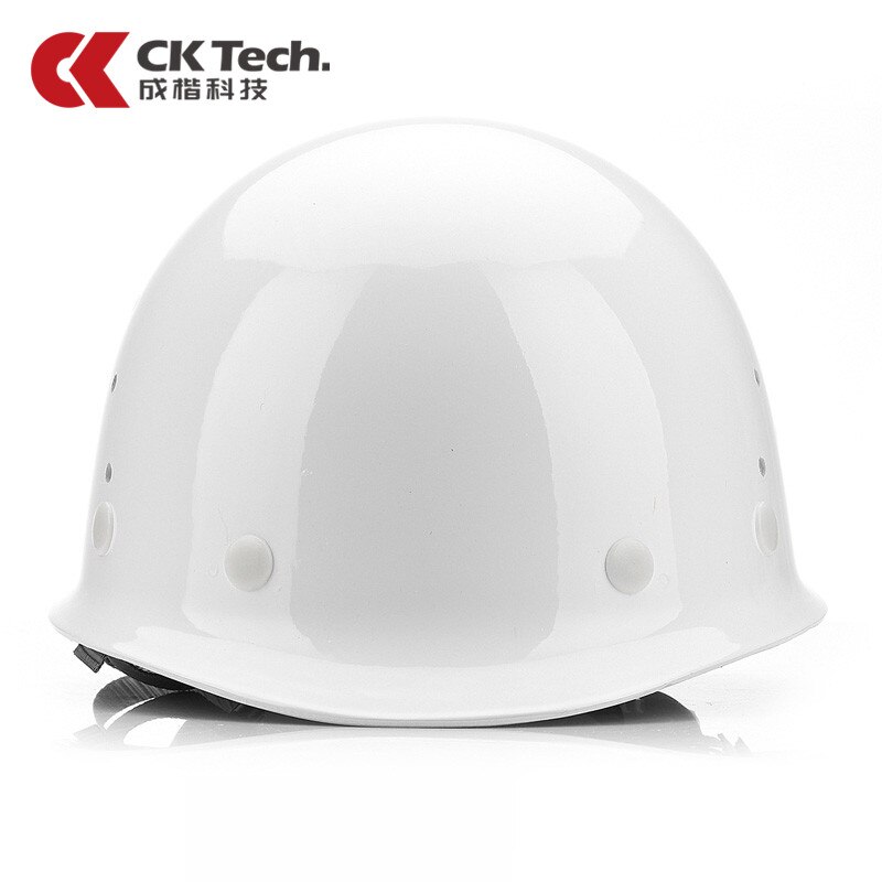 CK Tech. FRP Safety Helmet Construction Protective Helmets Work Cap Breathable Labor Engineering Impact Resistance Hard Hat