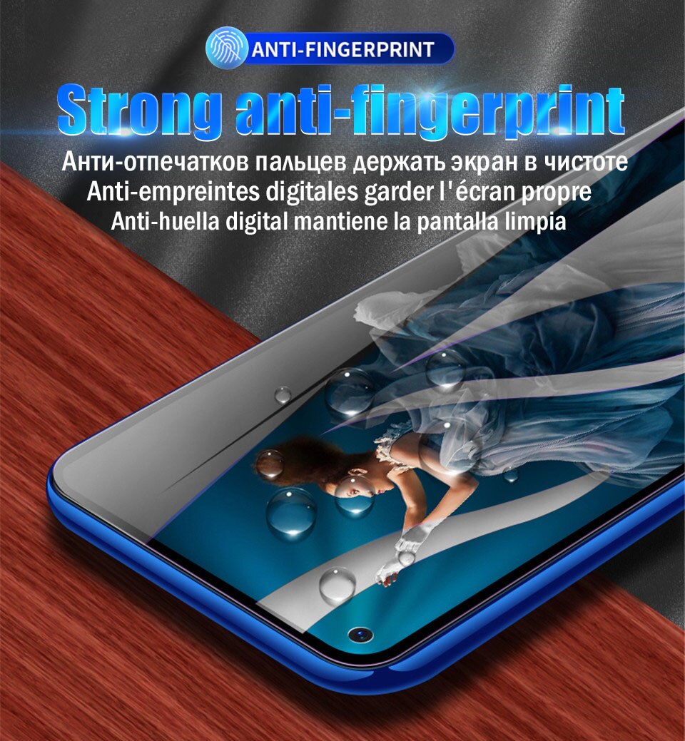 Film Hydrogel 35D pour Huawei Honor 9X9 10 Lite 8X 7A 20i 20 Pro protecteur d'écran pour Huawei P Smart Z Nova 5t Film