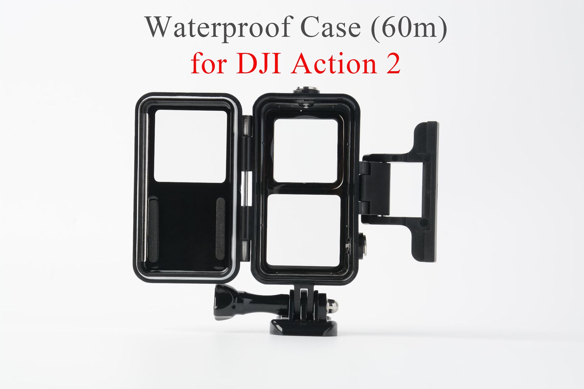 Dji Action 2 Waterdichte Case Duiken Shell 60M Behuizing Cover Camera Dual Screen Set Dji Action 2 Sport Camera accessoires