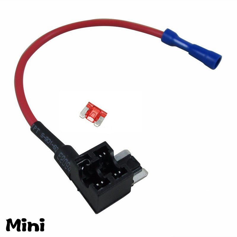 157/5000 12V support pour voiture adaptateur de robinet/Mini/petit fusible de porte de voiture de taille moyenne, add-a-circuit, cochon arrière, adaptateur avec lame 10A ATM: Gris foncé