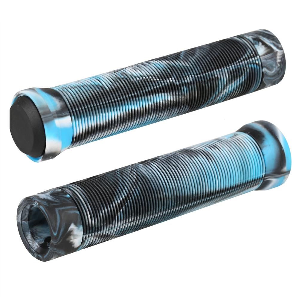Bicycle Handlebar Grips BMX Bicycle Grips 2PCS Grips for pro scooter blue &amp;black