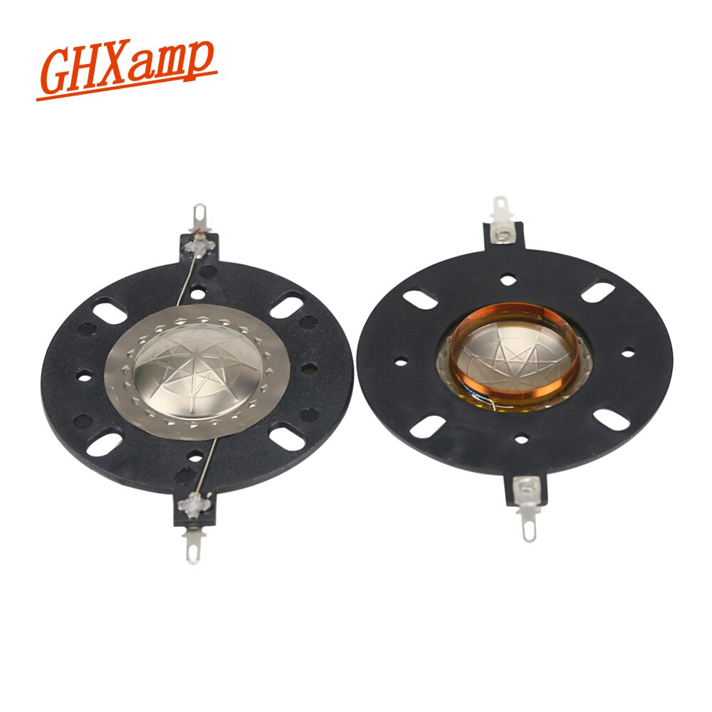 GHXAMP 25.4mm Titanium Diafragma treble ring spreekspoel 8OHM 25.5 Core 6OHM 8OHM Tweeter Speaker Reparaties 1 Pairs