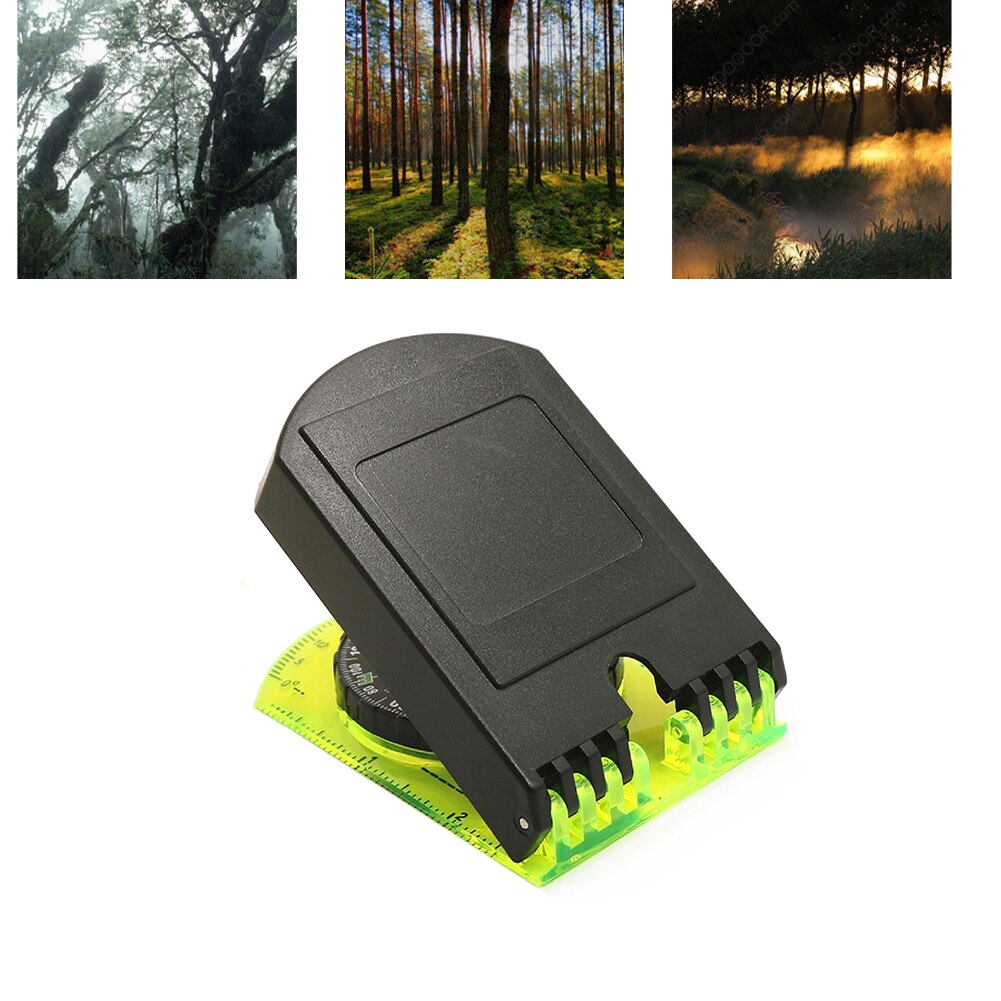 Compass Scale Map Ruler Mirror Compass With Flip Multifunctional For Outdoor Hiking Camping Survival Guiding Tool Compass