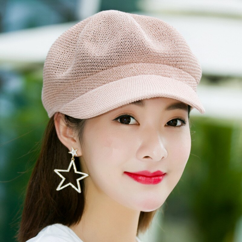 Sombreros de sol con tapa respirable para mujer, sombreros de de estilo británico, casuales, de paja , plegables, con protector solar, para viaje,