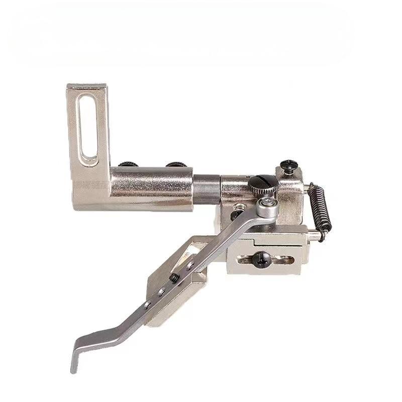 1 impostato Accessori per macchine da cucire industriali Guida per bordi sospesi con calibro a rulli per macchina DY a testa alta