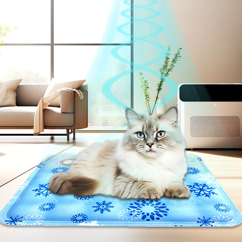 Summer Ice Cushion Pet Cooling Mat Sleeping Mat Cooling Gel Cushion Water Cushion Cat Dog Cold Bed Ice Mat Blanket Dormitory Mat
