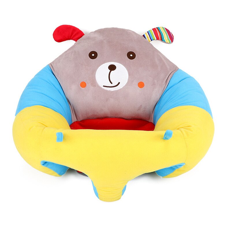 Chaise de canapé Portable pour bébé avec rembourrage en coton, Support pour bébé, coussin d&#39;assise, sac de haricots, décor de chambre de bébé: puppy