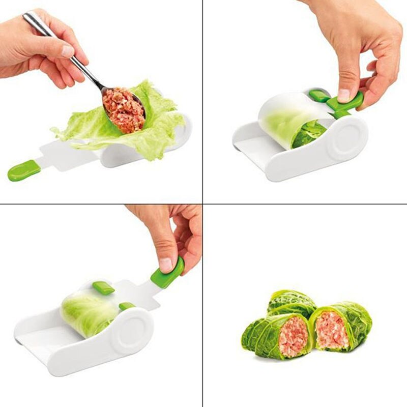 Groente Vlees Rijst Rolling Tool Gevulde Druif Kool Blad Gadget Roller Machine Voor Sushi Keuken Vietnamese Loempia