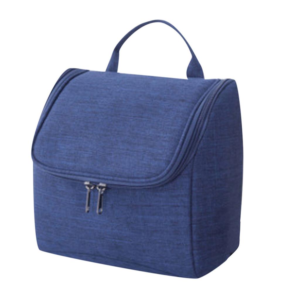 Große Kapazität Reise Kultur Kosmetik Tasche Für Männer Professionelle Wasserdichte Wc Veranstalter Fall Frauen Schönheit Make-Up Taschen: Navy