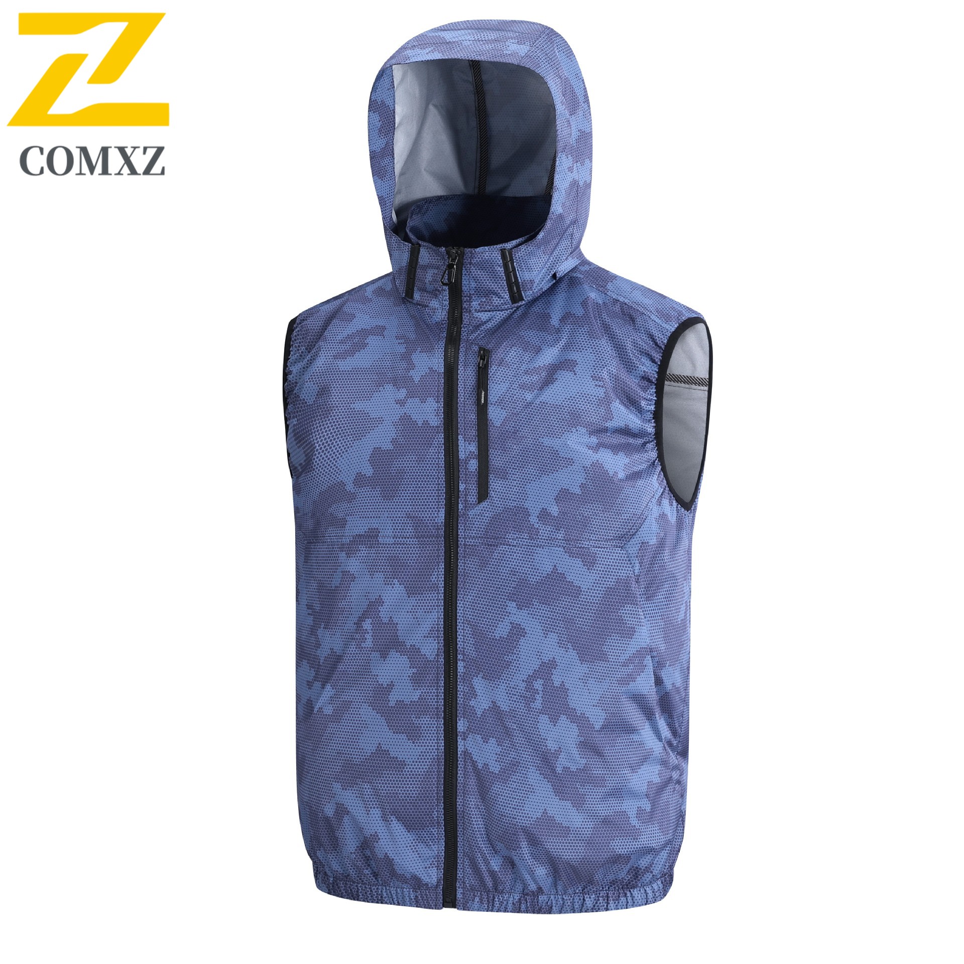 Herren-arbeitsweste mit Ventilator, ärmellos, wärmeableitend, für klimaanlagen und kühltechnik, geeignet für sommerfischen, tarnjacke