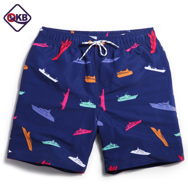 Qikerbong herr strandshorts board boxer trunk shorts snabbtorkande boardshorts herr shorts utan foder