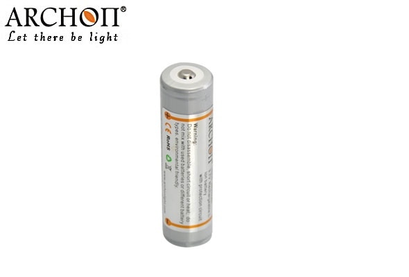 Archon 18650 3.7V 2600 Mah Li-Op Oplaadbare Batterij Voor Archon V10S D10U D10S D10XL Torch