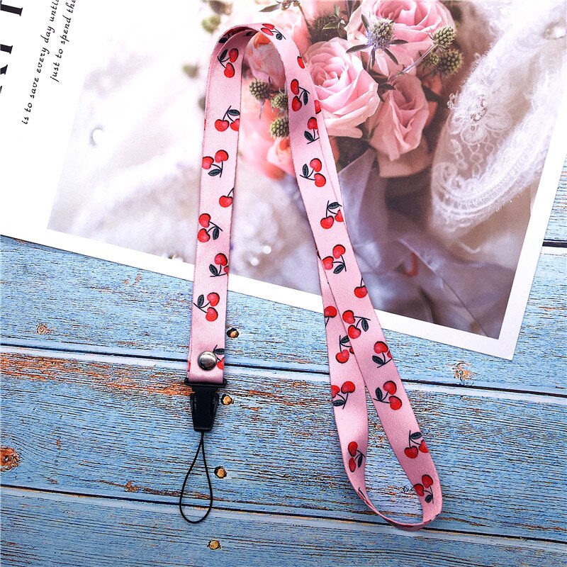 Fruit watermelon Neck Strap Lanyards for keys ID Card Gym Mobile Phone Straps USB badge holder DIY Hang Rope Lariat Lanyard