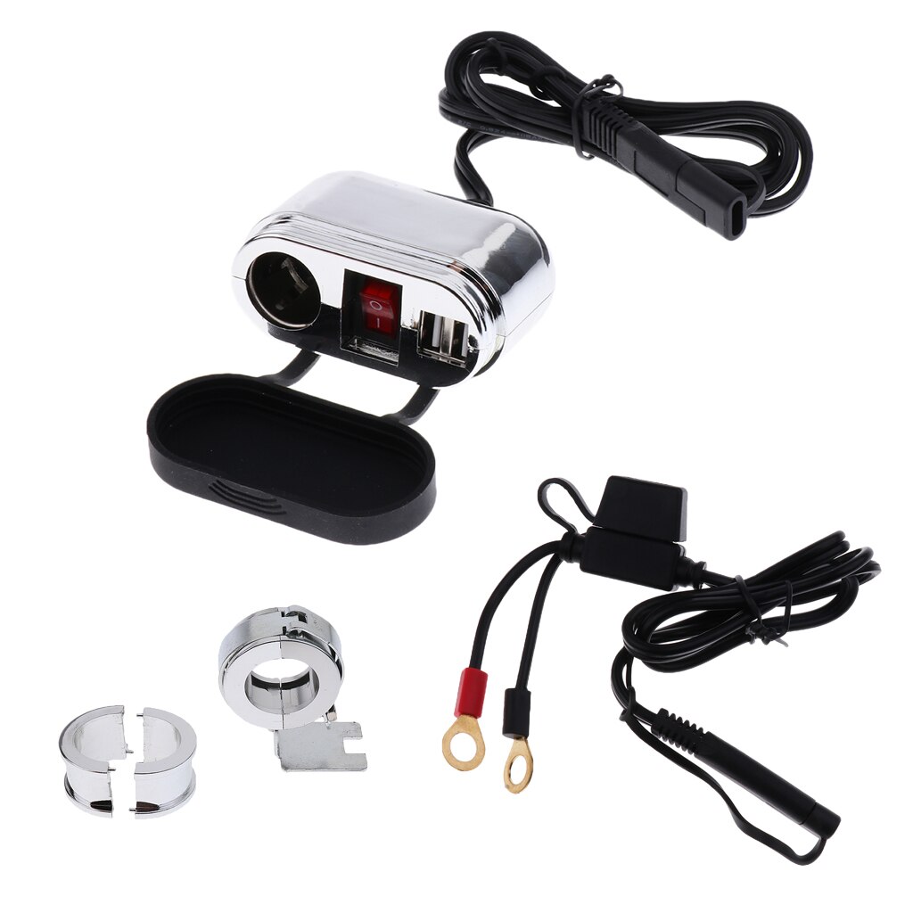 Chargeur USB étanche de moto 12V | Port d'alimentation, pour téléphone, appareil Mobile