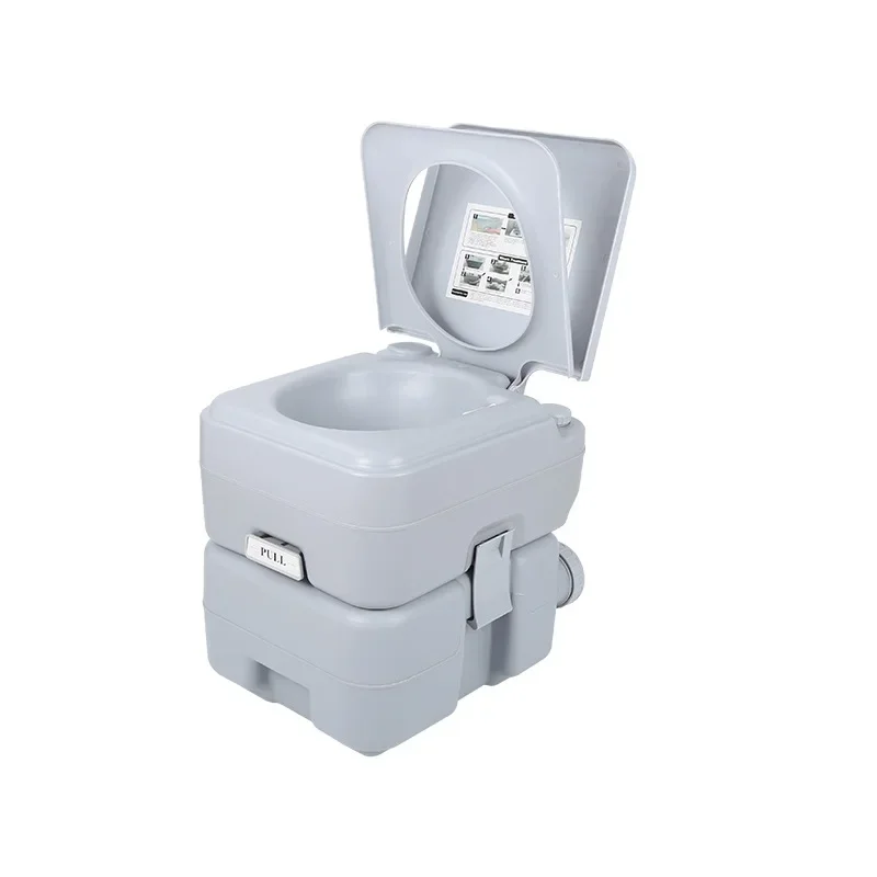10L/20L RV Outdoor Hocktoilette für ältere Menschen Mobile Outdoor-Toilette Schwangere Frauen Tragbare Camping-Toilette Spülung Mobile