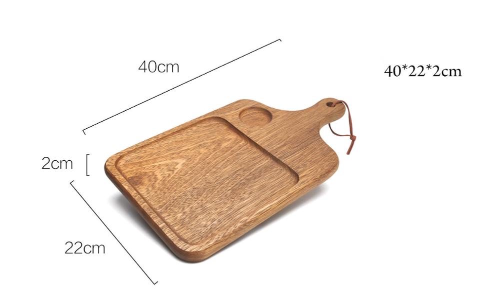 Jaswehome Holz Portion Brot Bord Zebra Holz Snack Obst Tablett Holz Lebensmittel Platte Käse Bretter Holz Nachtisch Platte