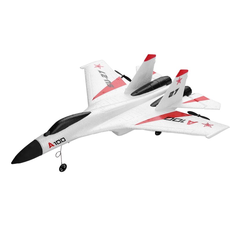 WLTOYS-Avión de Control remoto XK A100-SU27, juguete de avión de 2,4G, 340Mm, 3CH, ala fija, para exteriores: Default Title