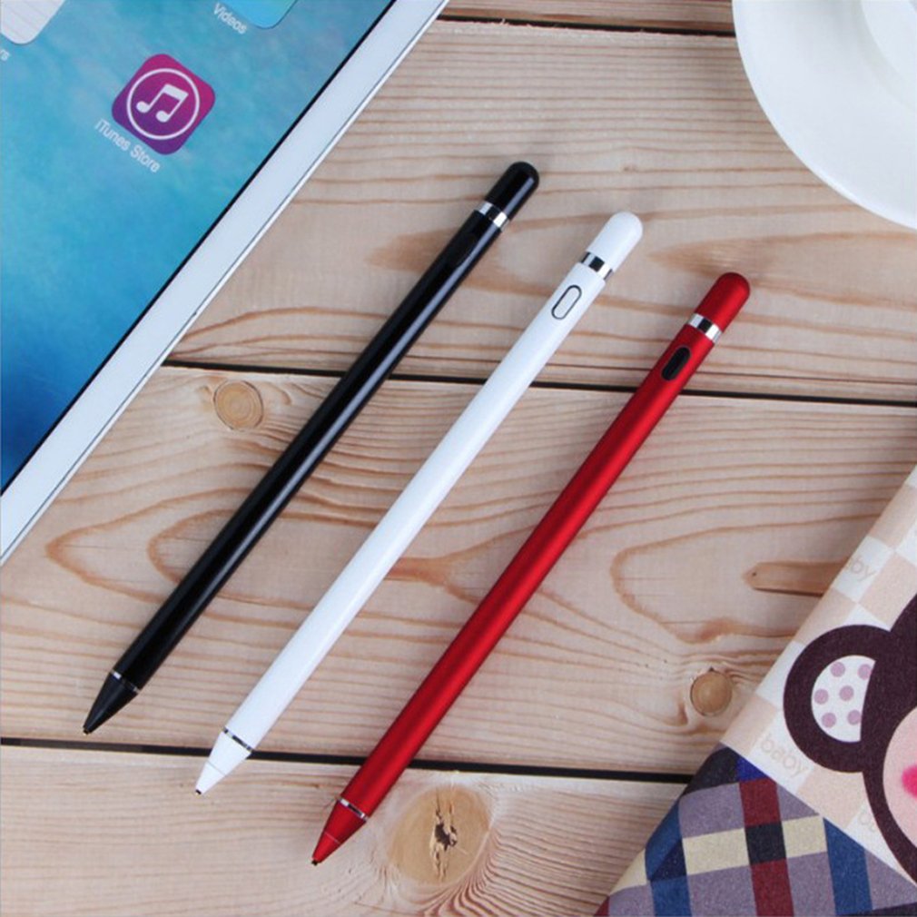 Capacitive Stylus Pen - 1.6mm Fine Tip - 8-10 Hour Battery - for Tablets & Phones