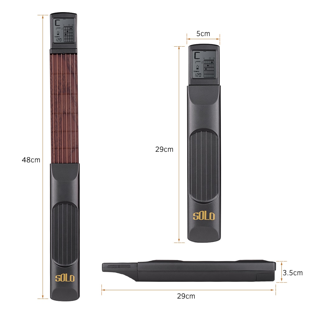 Portable Chord Trainer Pocket Guitar Practice Tools LCD Musical Instrument Practice Chords Tools guitar accessories tools