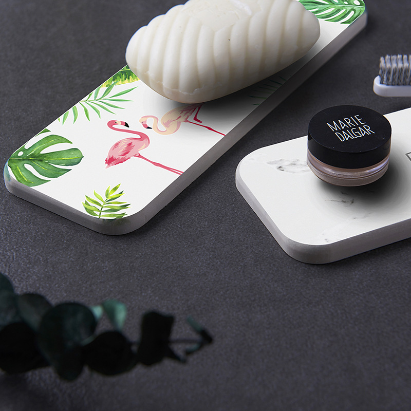 Natural Diatomite Mud Mat Coaster Soap Dish Electric Toothbrush Cup Mats Placemat Anti Slip Shaver Tray Bathroom Shelf Bath Mat