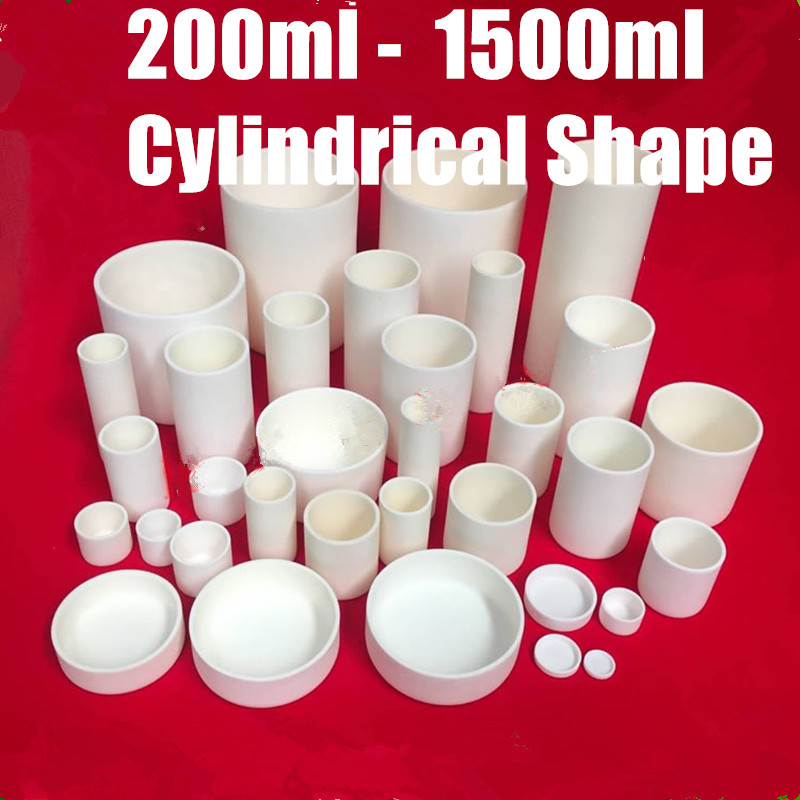 99.5% alumina crucible cylindrical corundum crucible /Cylindrical ceramic refractorye crucible