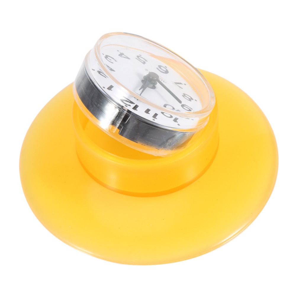 Wall Mount Bathroom Clock Waterproof Mini Watch Bathroom Accessories Products Mirror Suction Wall Clock Shower Quartz Clocks