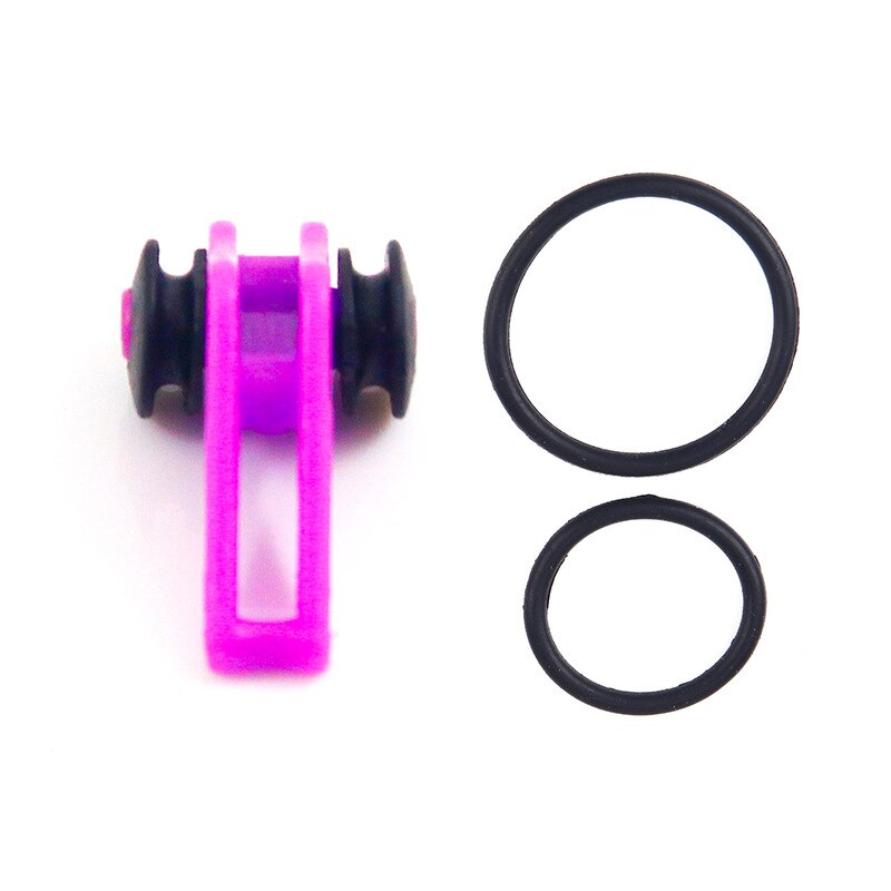 10pcs/lot Plastic Fishing Hook Secure Keeper Holder Lure Accessories Jig Hooks Safe Keeping For Fishing Rod Tool Bait Casting: Purple
