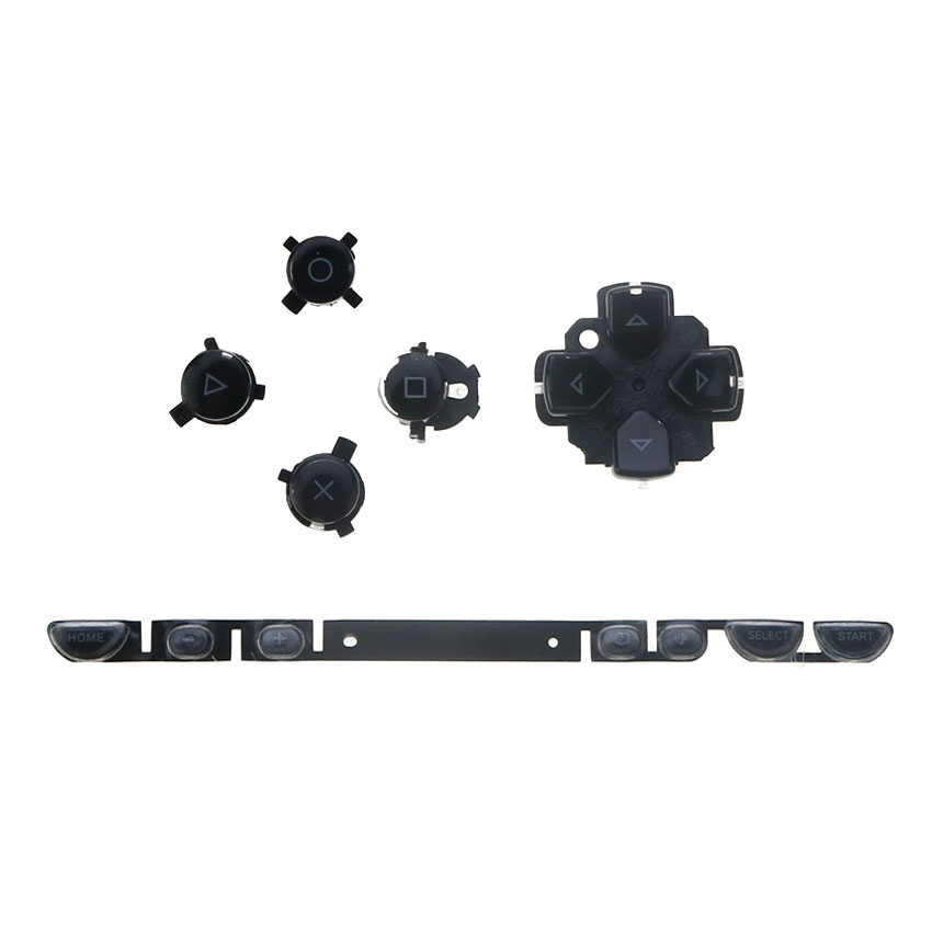 YuXi For PSP1000 Buttons Set D-Pad Rubber Conductive Pad Button For Sony PSP 1000 Console Game Accessories