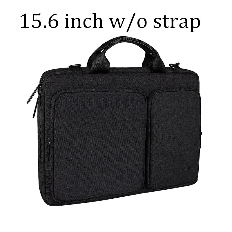 Laptop Aktentasche Handtasche Stange Notebook Liner Tasche Für Macbook Huawei Pro 13,3 14,1 15,4 15,6 Zoll Frauen Männer Wasserdicht: B-NO BELT15.6IN