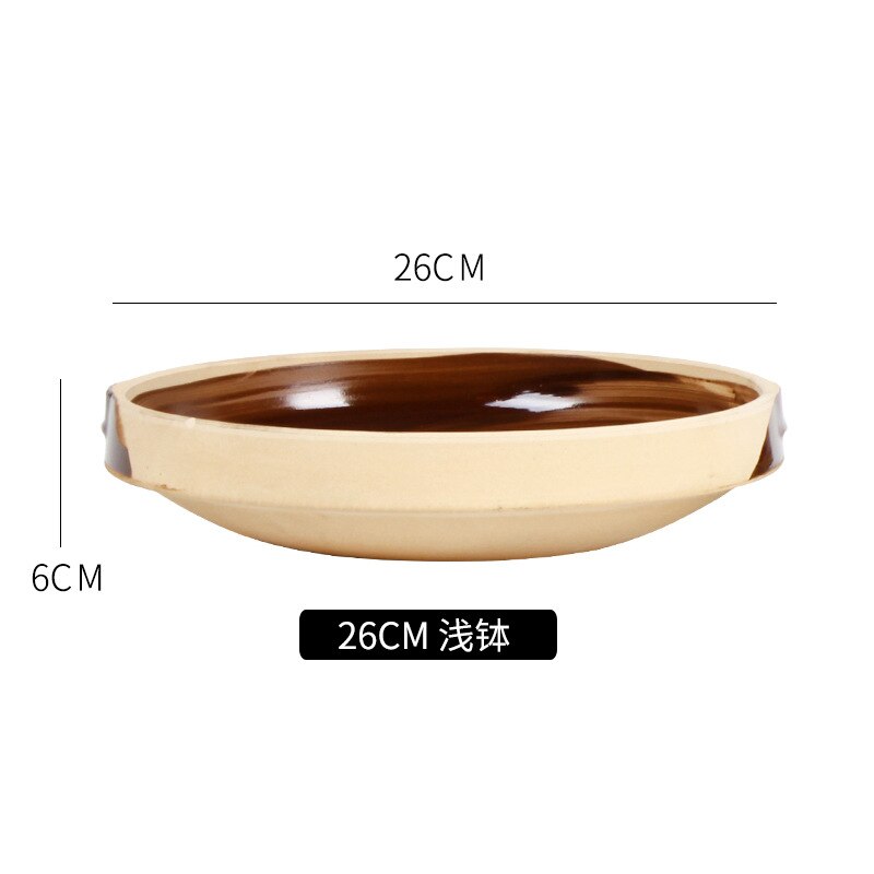 Mini stove Carbon mud soil stove charcoal old clay oven BBQ grills chafing dish small commercial carbon furnace home: 26cm Asaba