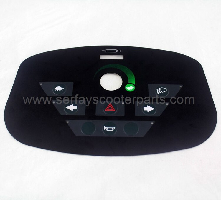 Bedieningspaneel board sticker moeder board sticker voor De Zonsopgang scootmobiel S400/S425/S700 vergadering OEM