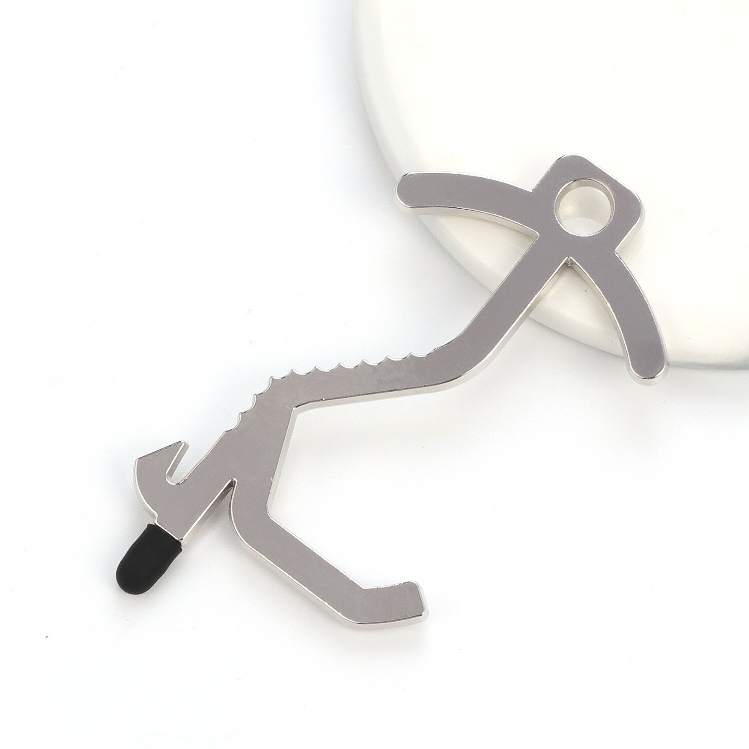 Non-Contact Door Opening Press Elevator Keychain Useful Product Alloy Safe Health Non-Contact Anti-Virus EDC Door Opener: Ysk28