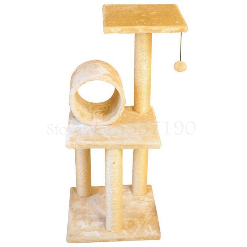 Sisal cat climbing frame cat scratching board cat grinding claw toy cat jumping platform cat climbing tree cat ladder cat