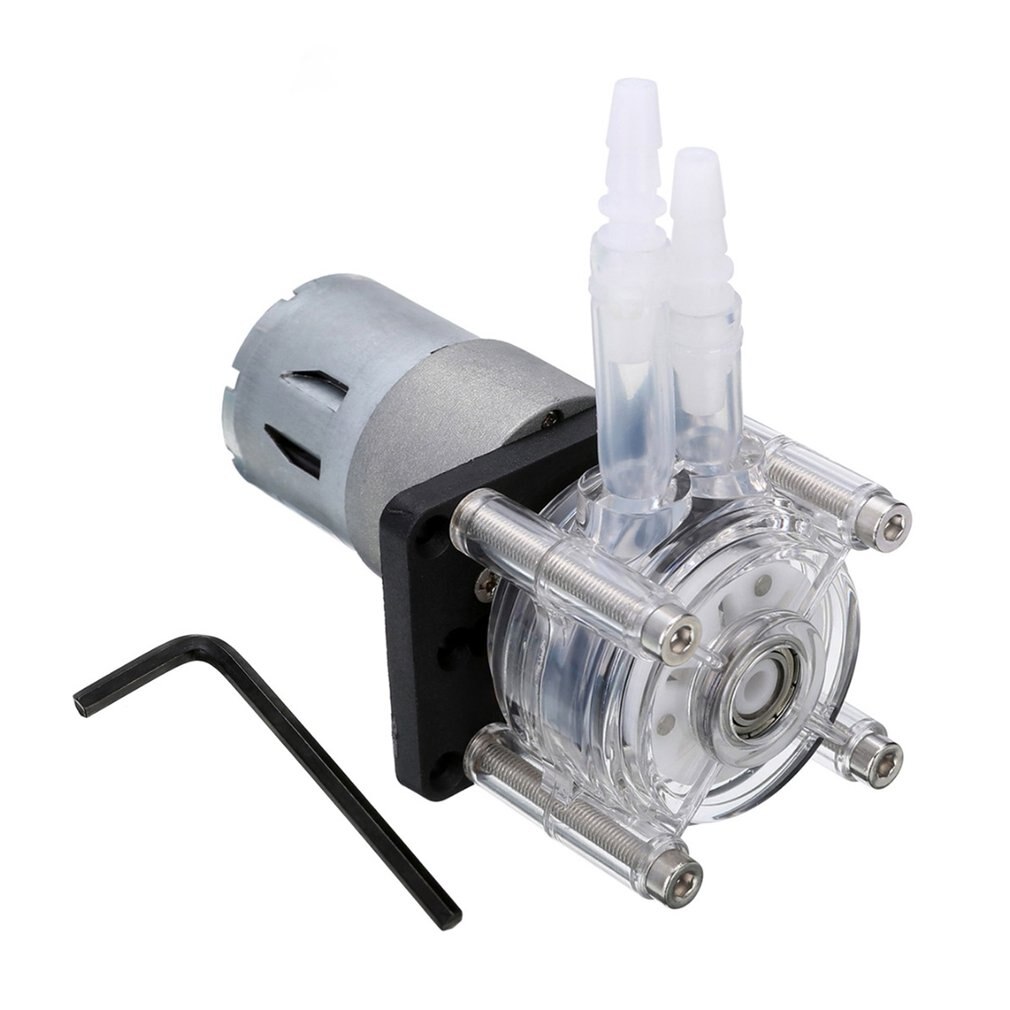 DC 12/24V Peristaltic Pump Large Flow Dosing Pump Anti-corrosion Vacuum Pump Strong Suction for Aquarium Lab