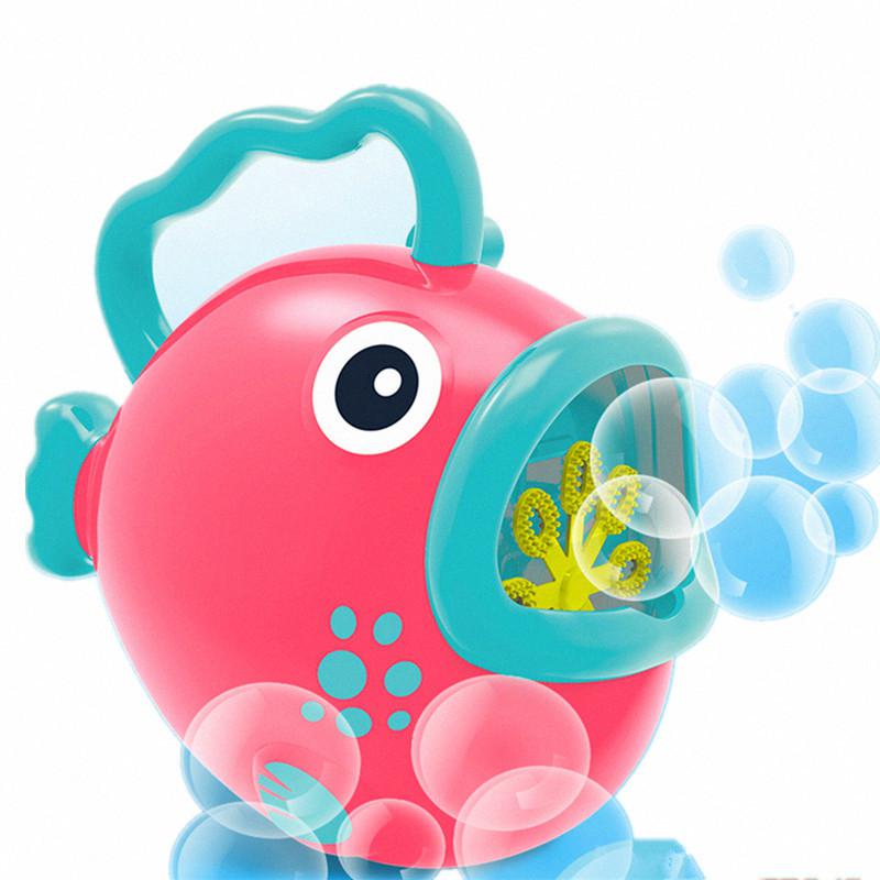 Handheld Cartoon Funny Fish Shape Bubble Machine Kids Toy