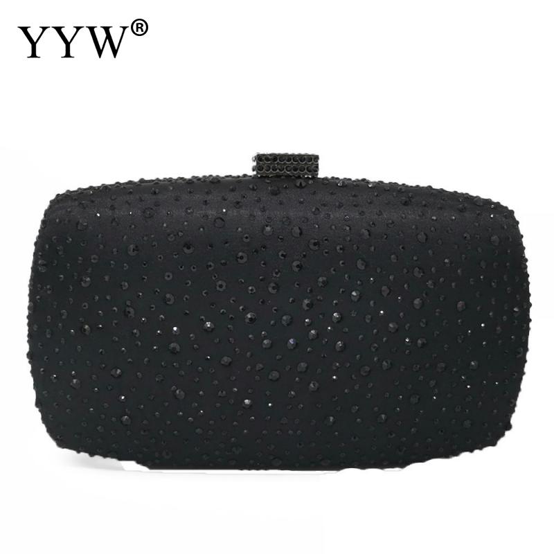 Geel Portemonnee Vol Strass Vrouwen Clutch Portemonnees Pochette Femme Green Party Clutch Suede Rose Purse Bruiloft Prom Bag Sac: black A