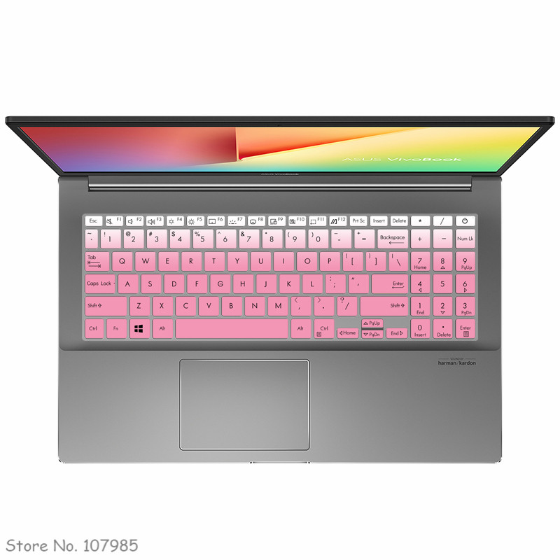 Siliconen Clear Tpu Laptop Keyboard Cover Protector Voor Asus Zenbook Pro 15 Oled UX535L UX535LI UX535LH UX535 Li UX535 15.6 inch: GradualPink